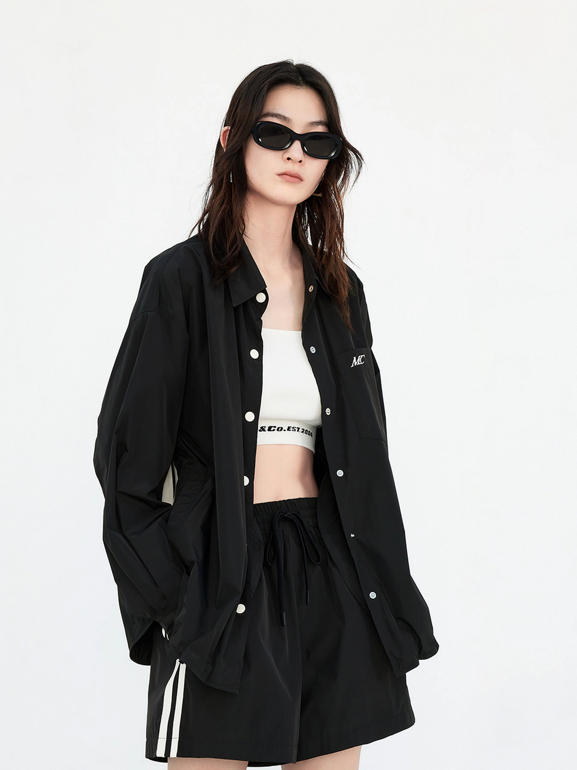 MC Logo Shirt Jacket