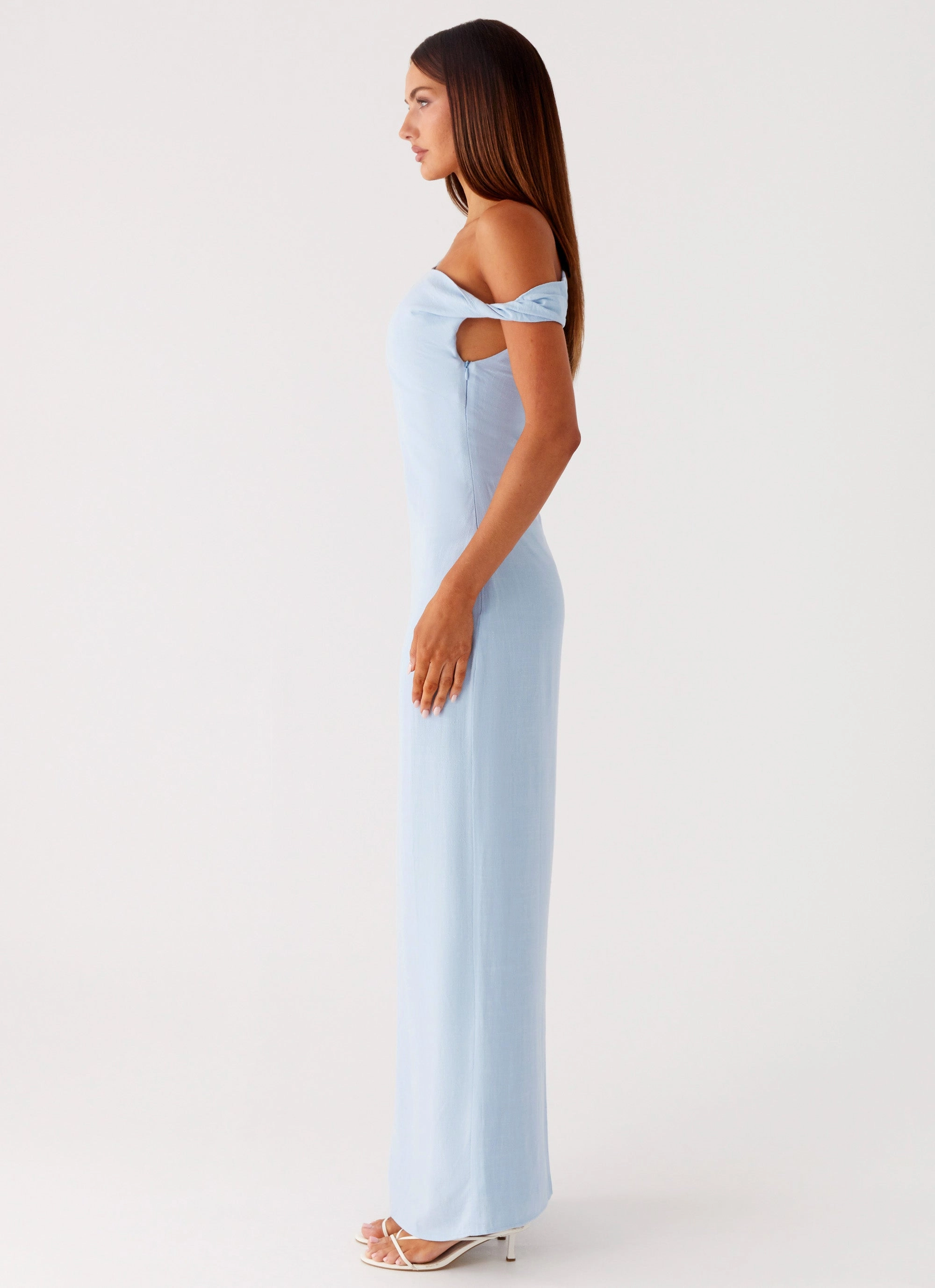 Mckenna Maxi Dress - Blue Slim Form