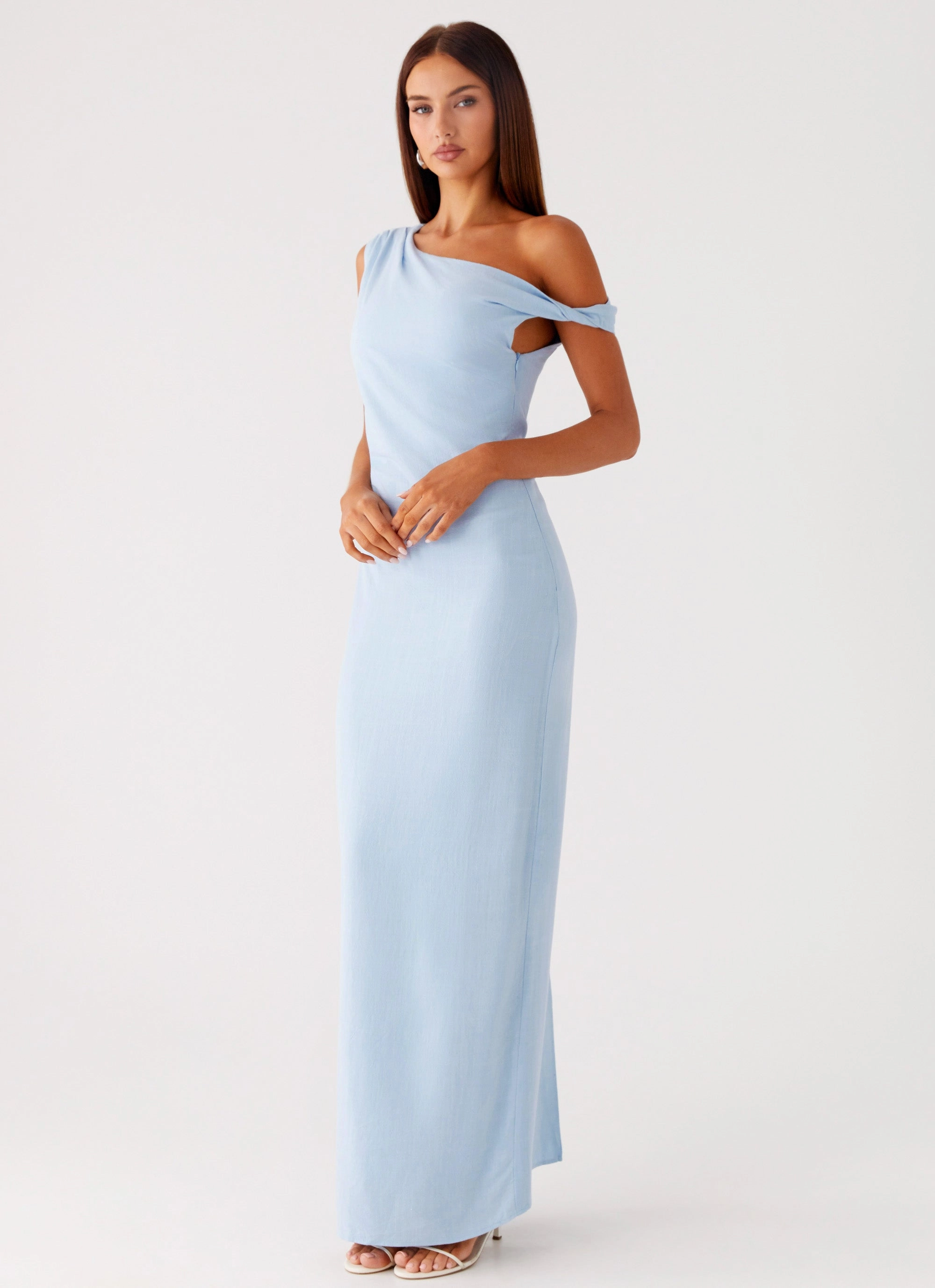 Mckenna Maxi Dress - Blue Timeless Style Wear Comfortable and Soft