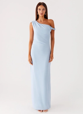 Korean Mood Mckenna Maxi Dress - Blue