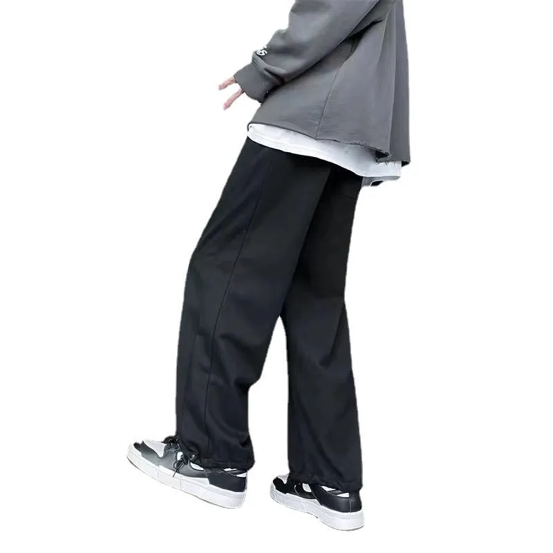 Men Pants Winter Men's Casual Pants Drawstring plus Size Men's Pants Sports Pants