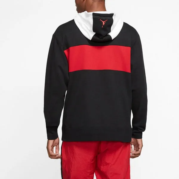 Men's Air Jordan 11 Legacy Splicing Pullover Asia Edition Sweatshirt, black