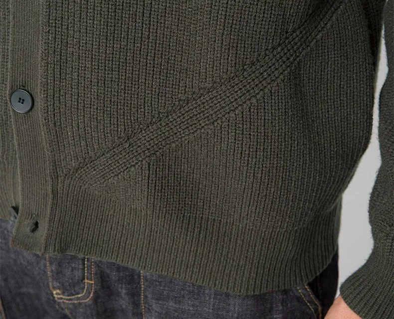 Men's Autumn Casual Cotton Buttoned Cardigan
