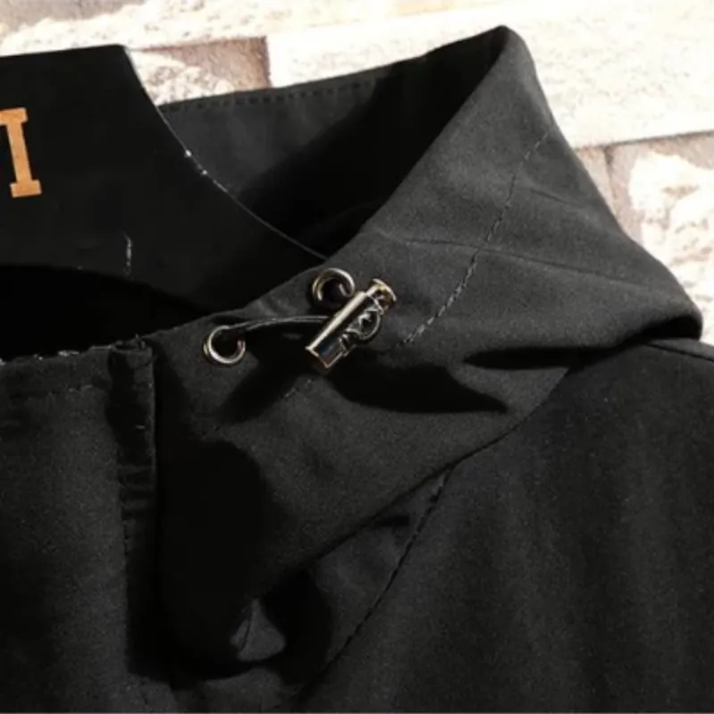 Men's Autumn Casual Hooded Coat With Pockets