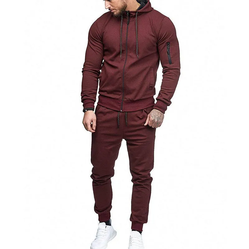Men's Autumn Casual Hooded Tracksuit