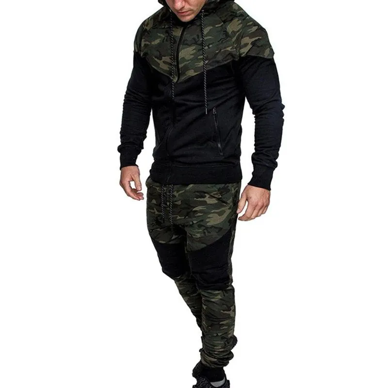Men's Autumn Casual Hooded Tracksuit