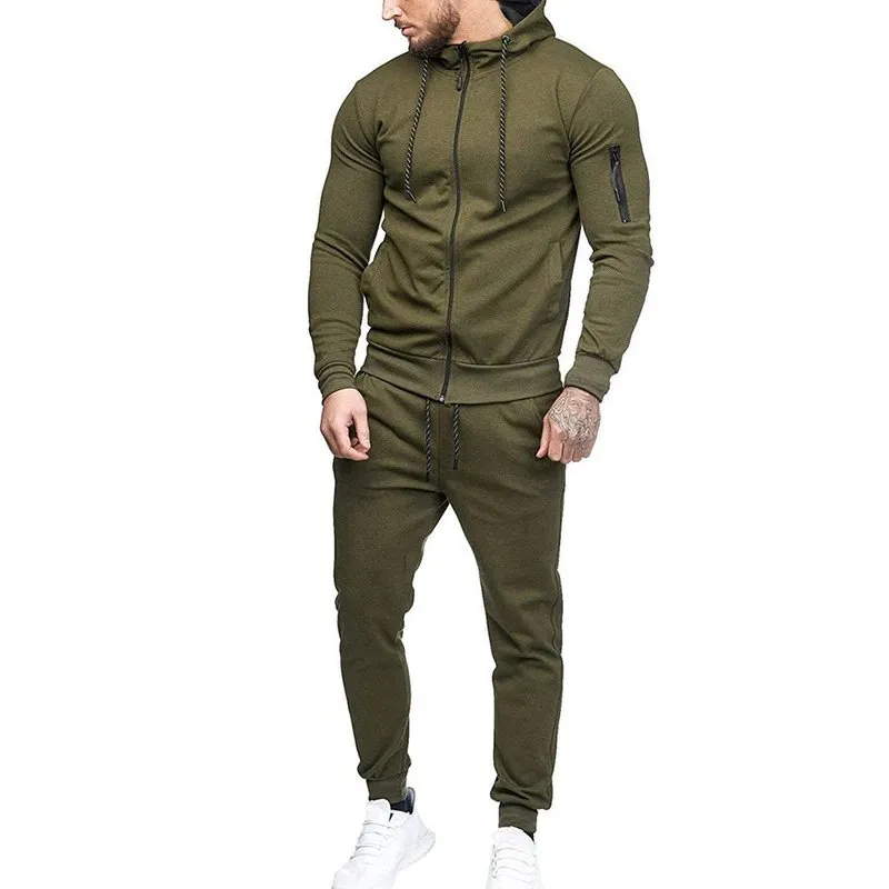 Men's Autumn Casual Hooded Tracksuit