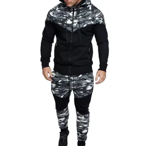 Men's Autumn Casual Hooded Tracksuit