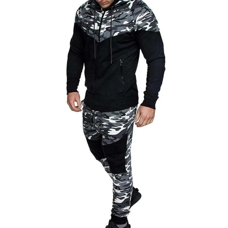 Men's Autumn Casual Hooded Tracksuit