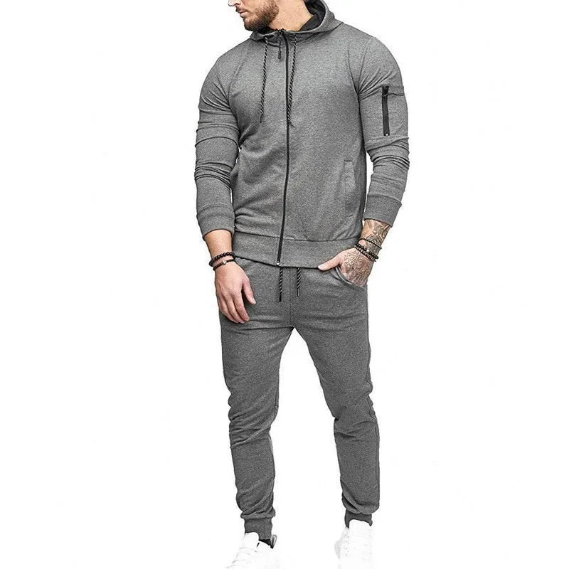 Men's Autumn Casual Hooded Tracksuit