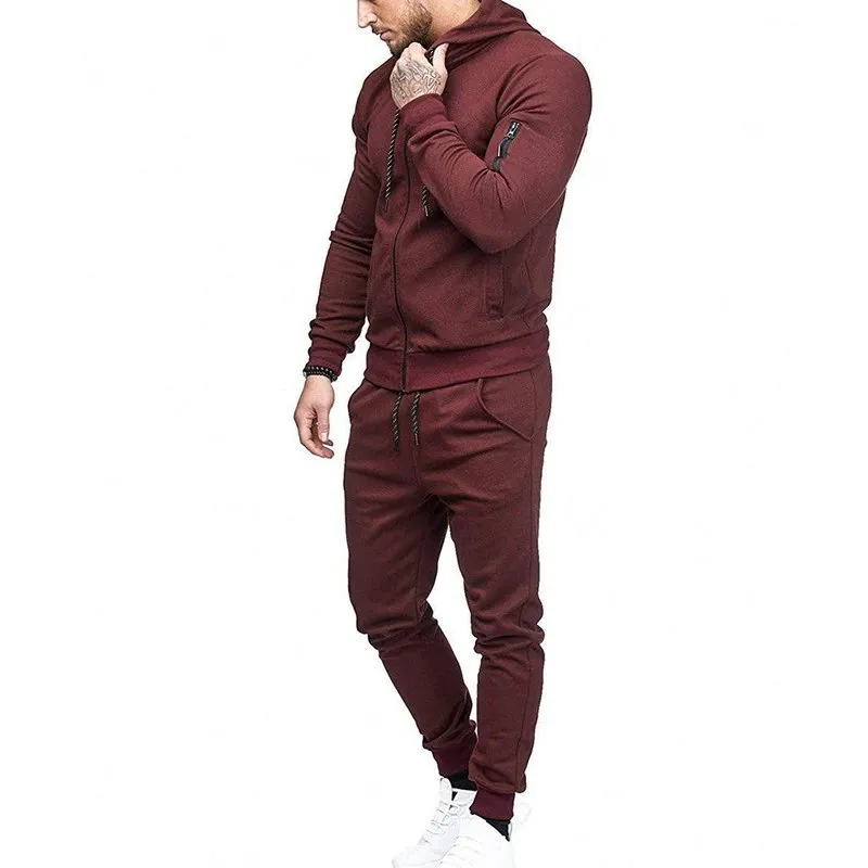 Men's Autumn Casual Hooded Tracksuit