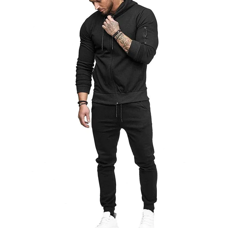 Men's Autumn Casual Hooded Tracksuit