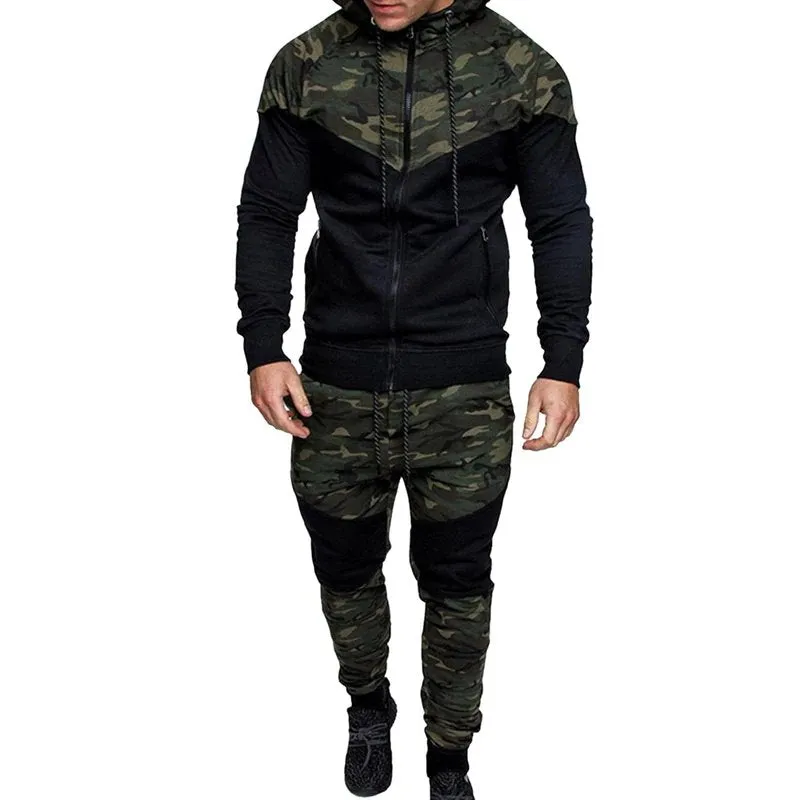 Men's Autumn Casual Hooded Tracksuit