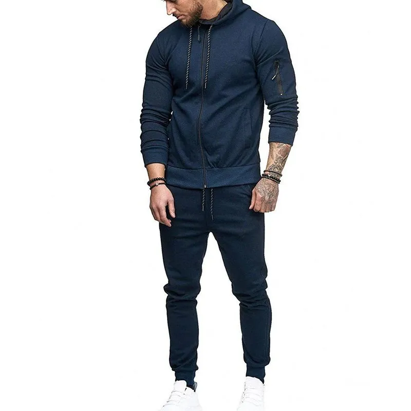 Men's Autumn Casual Hooded Tracksuit