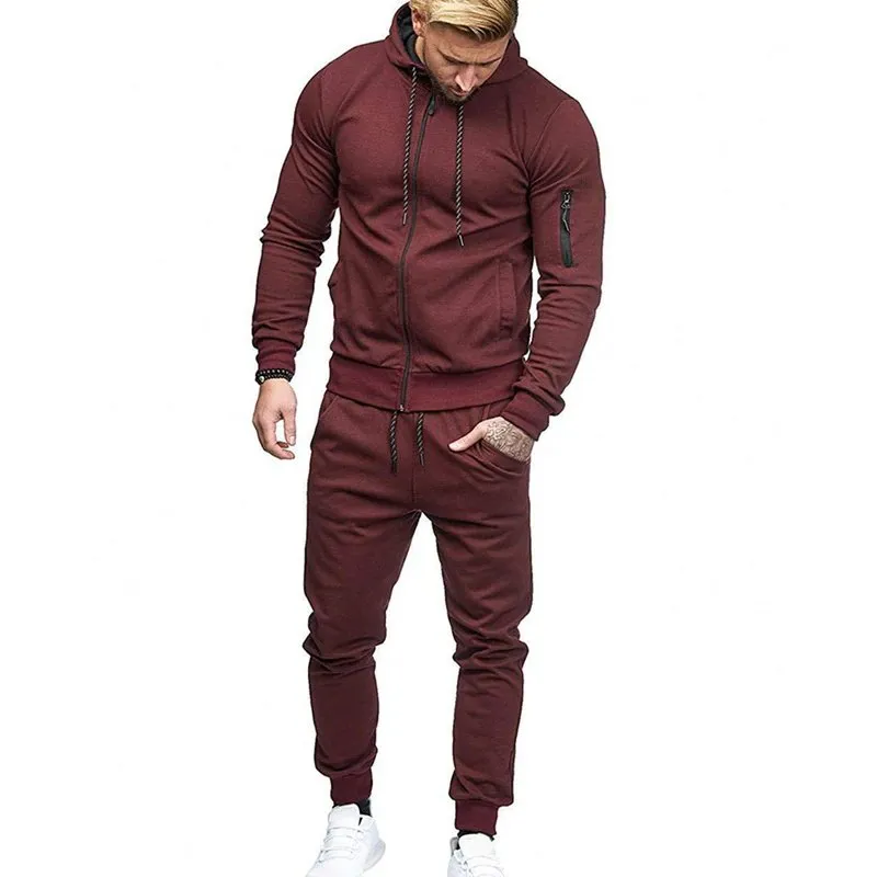 Men's Autumn Casual Hooded Tracksuit