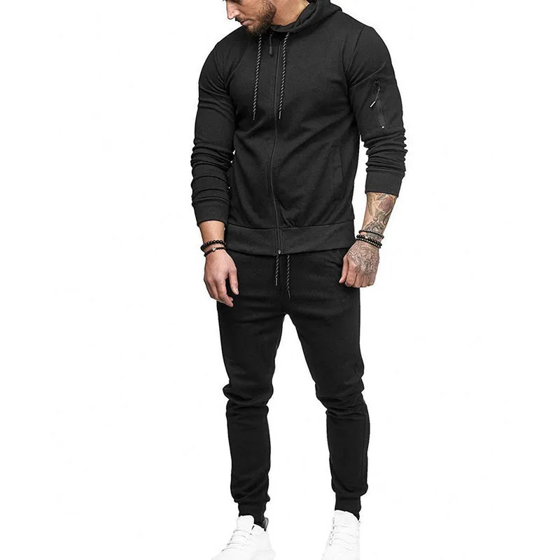 Men's Autumn Casual Hooded Tracksuit
