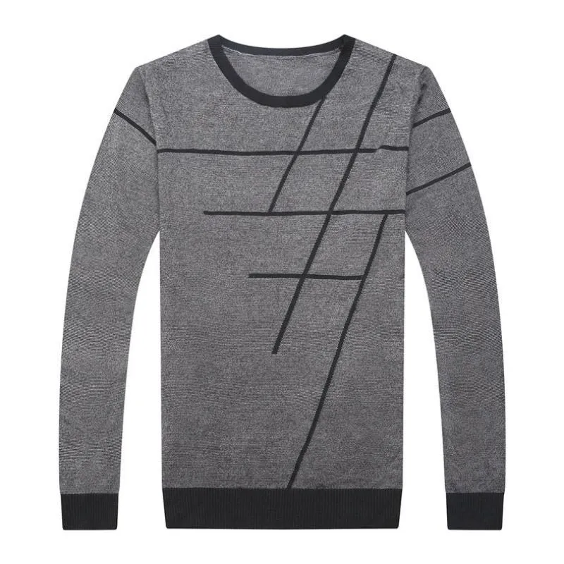 Men's Autumn Casual O-Neck Sweater | Plus Size