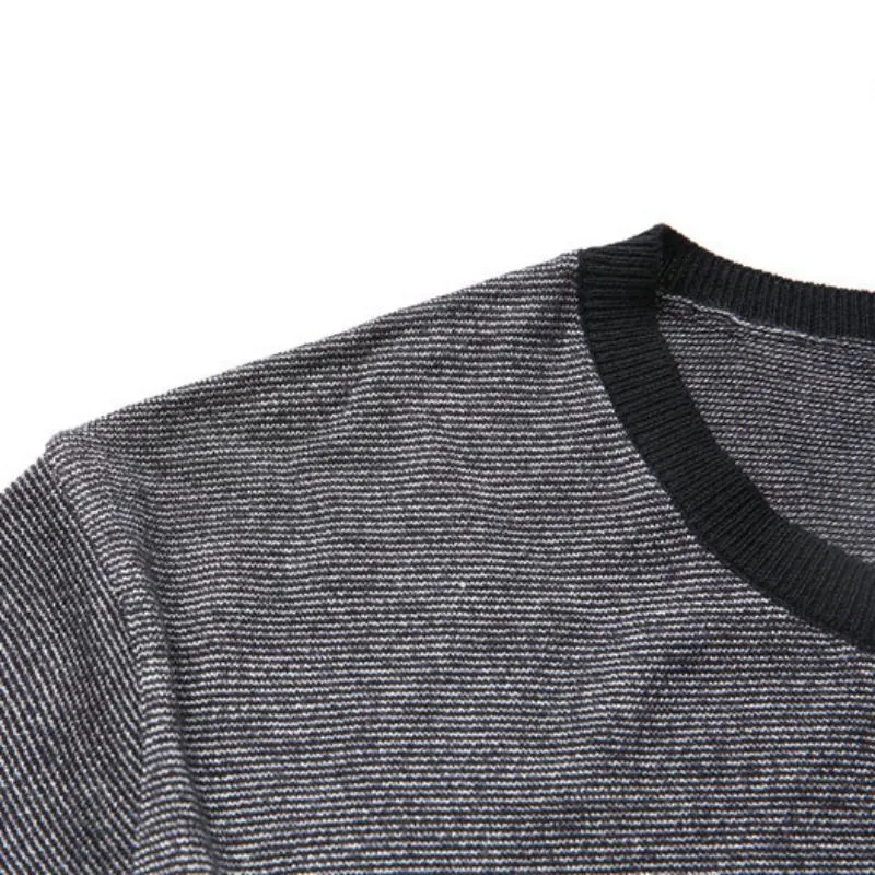 Men's Autumn Casual O-Neck Sweater | Plus Size