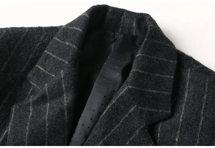 Men's Autumn Casual Suit Woolen Stretch Business Jacket