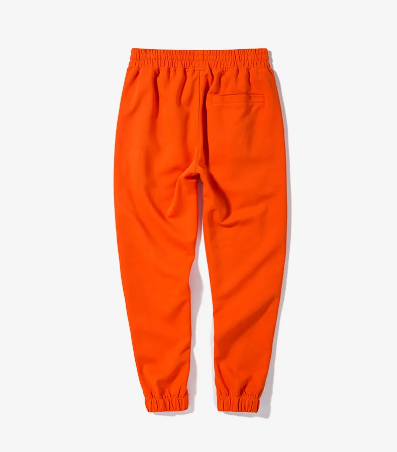Men's Autumn Contrast Color Pants With Print