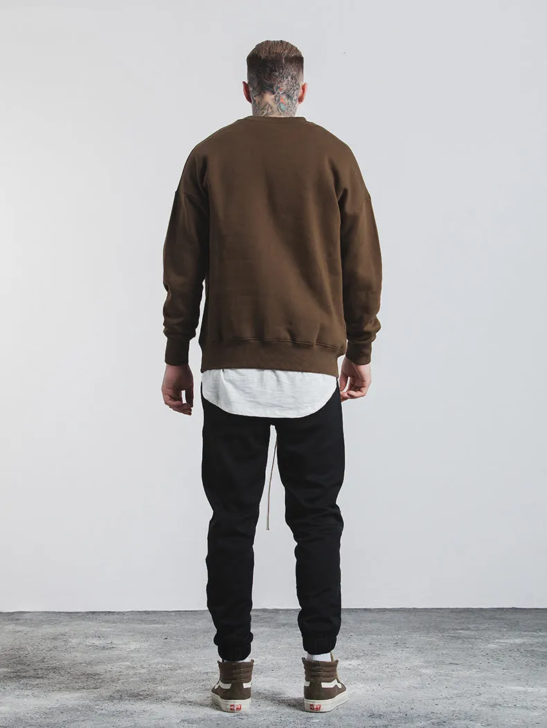 Men's Autumn Contrast Color Pants With Print