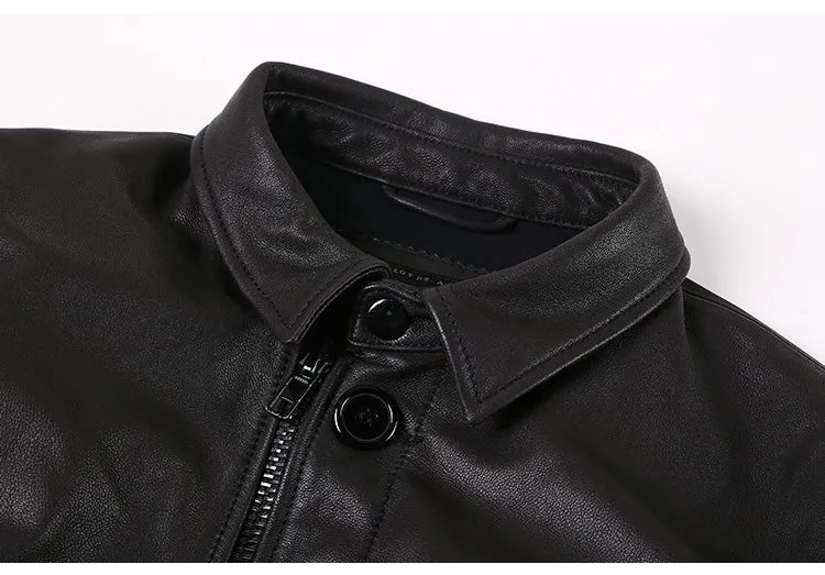 Men's Autumn Genuine Leather Jacket