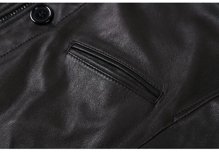 Men's Autumn Genuine Leather Jacket