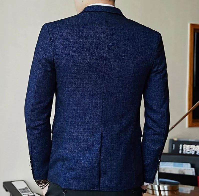 Men's Autumn Slim Fit Blazer | Plus Size
