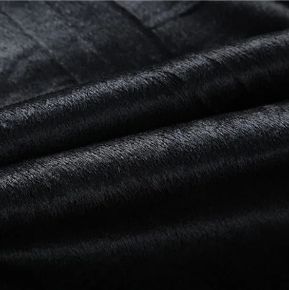 Men's Autumn/Winter PU Leather Biker Jacket With Velvet Lining