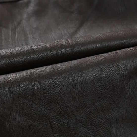 Men's Autumn/Winter PU Leather Biker Jacket With Velvet Lining