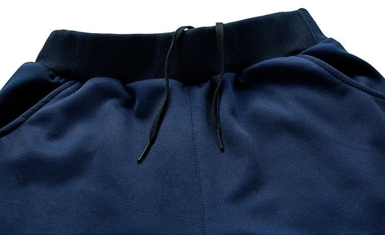 Men's Autumn/Winter Thick Fleece Tracksuit | Men's Gym Clothing