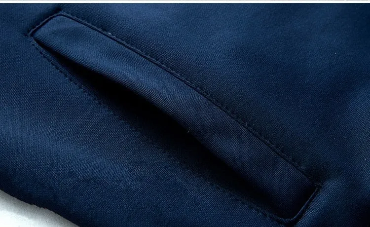 Men's Autumn/Winter Thick Fleece Tracksuit | Men's Gym Clothing