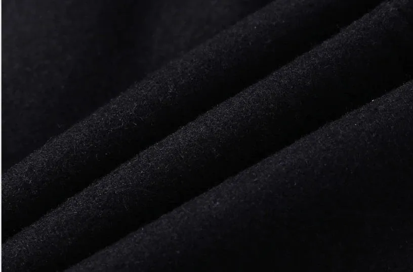 Men's Autumn/Winter Warm Woolen Jacket With Stand Collar