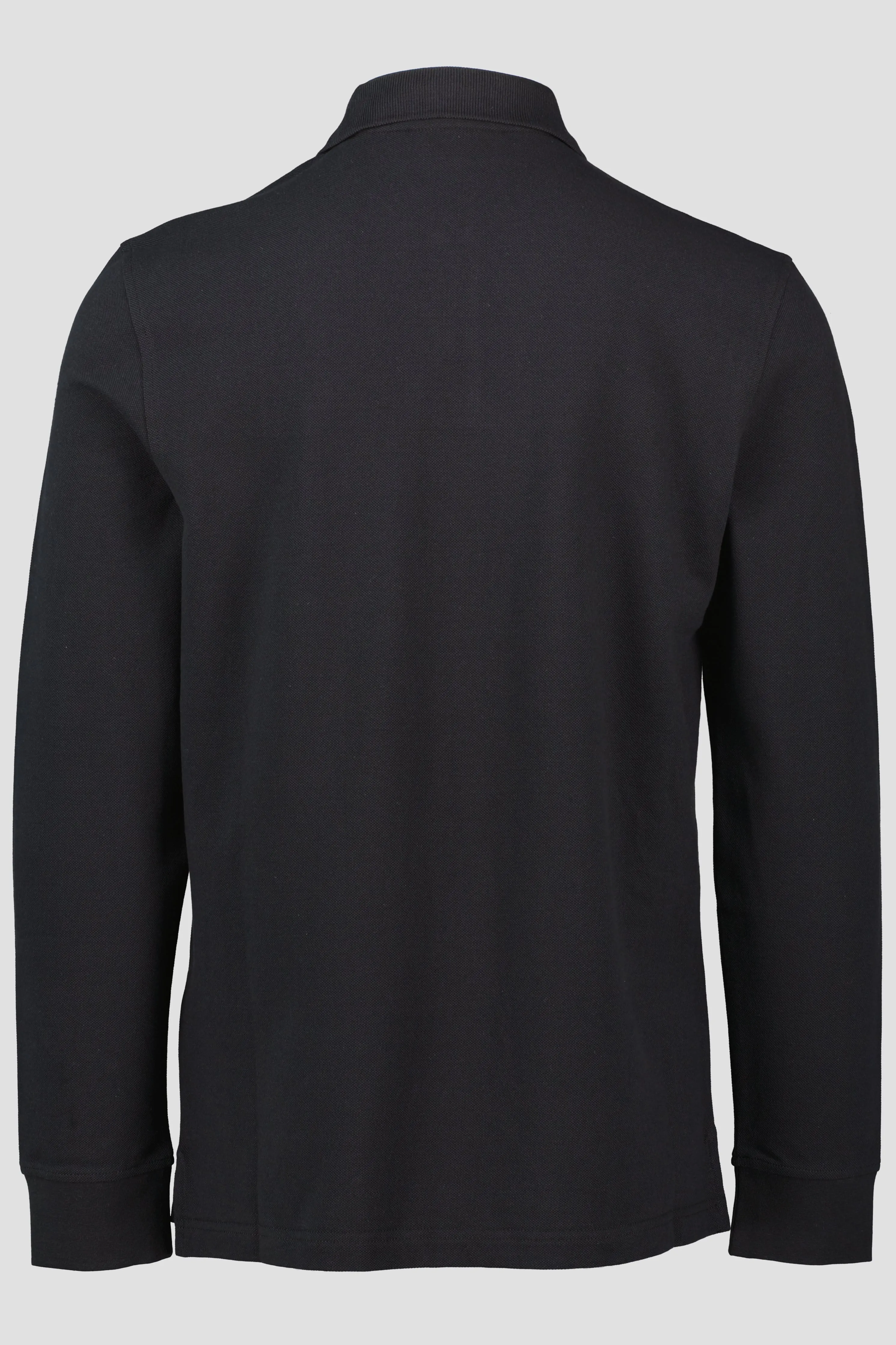 Men's Belstaff Black Long Sleeve Polo Shirt