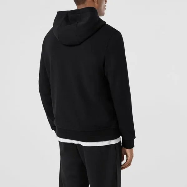 Men's Burberry Box Logo Sweatshirt Black, black