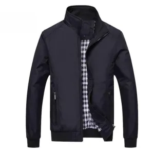 Men's Casual Loose Bomber | Plus Size