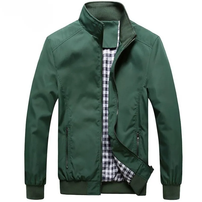 Men's Casual Loose Bomber | Plus Size