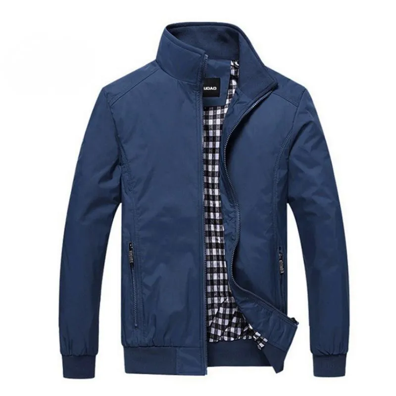 Men's Casual Loose Bomber | Plus Size
