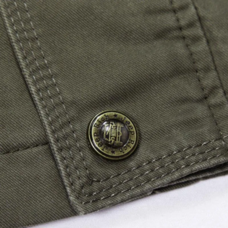 Men's Cotton Tactical Jacket | Plus Size