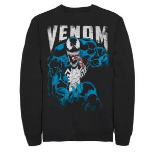 Men's Distressed Venom Marvel Sweatshirt
