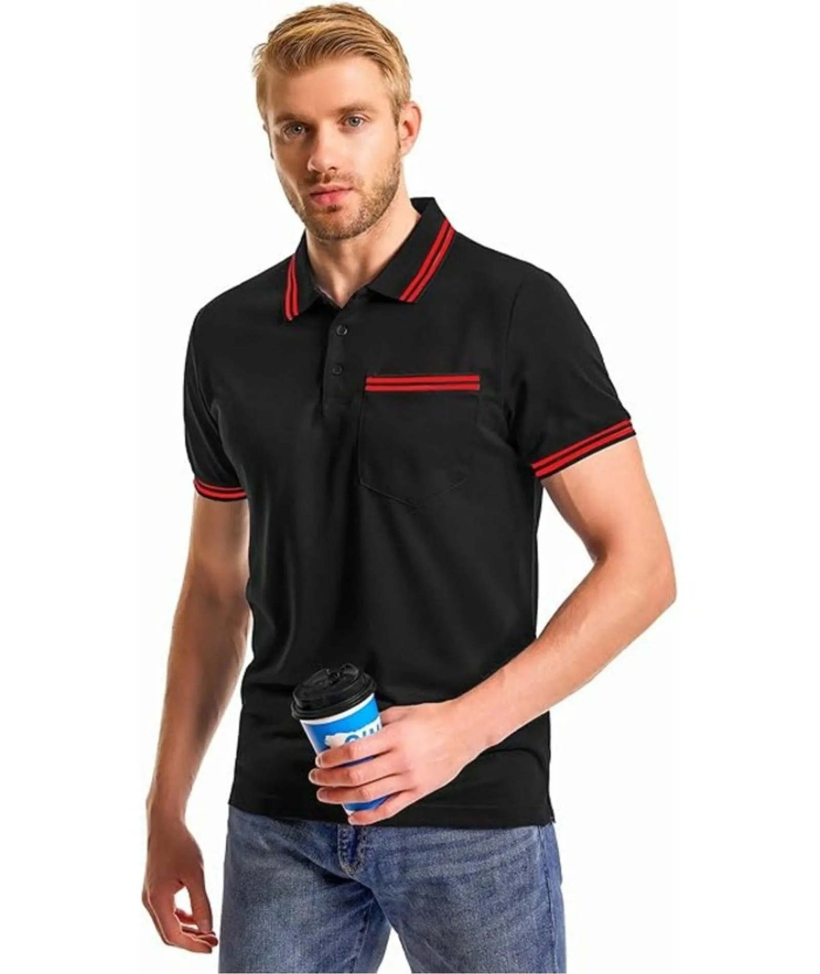 Men's Dry Fit Casual Sports Polo Shirt-ZPK007780