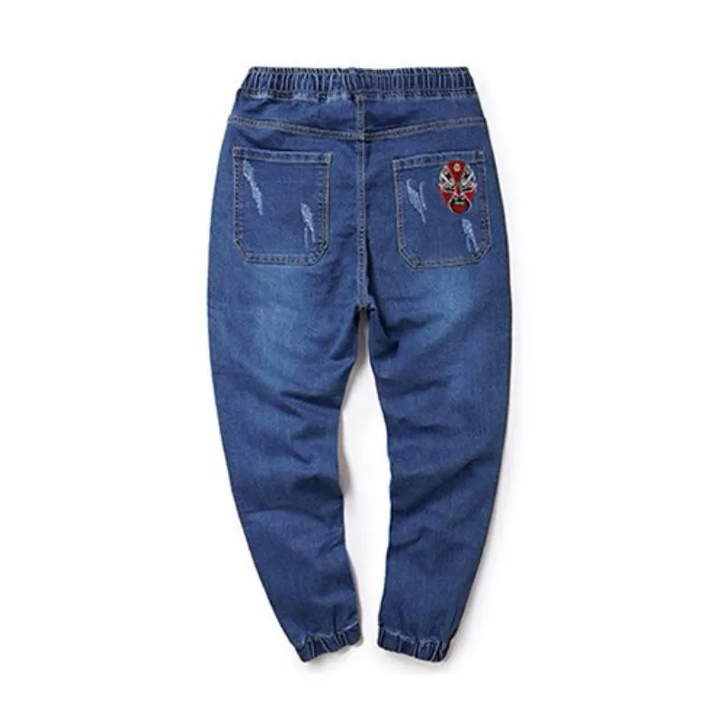 Men's Elastic Jeans | Plus Size