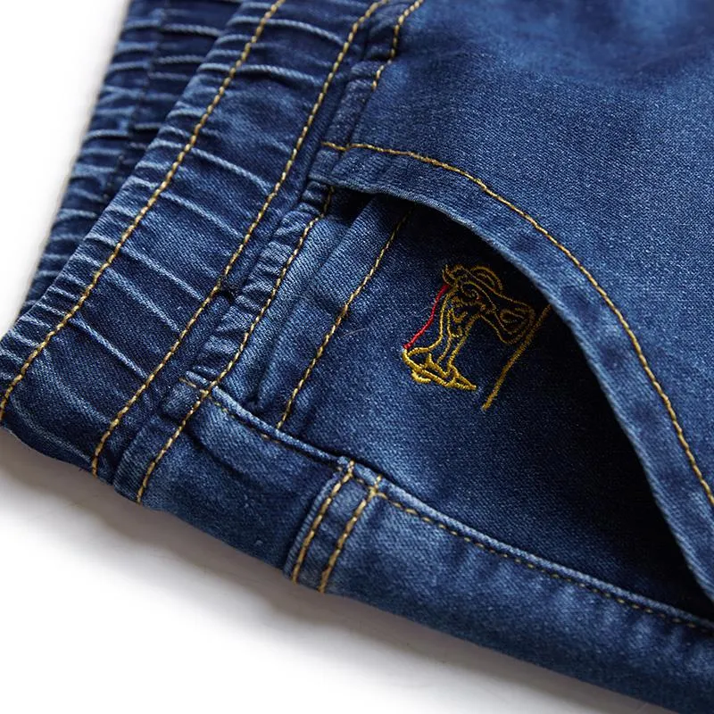 Men's Elastic Jeans | Plus Size
