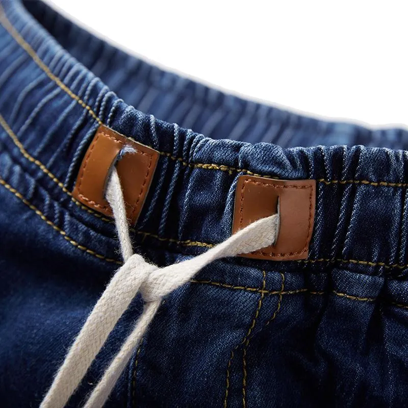 Men's Elastic Jeans | Plus Size