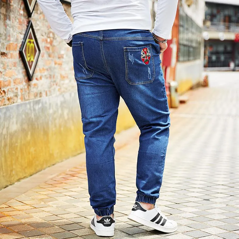 Men's Elastic Jeans | Plus Size
