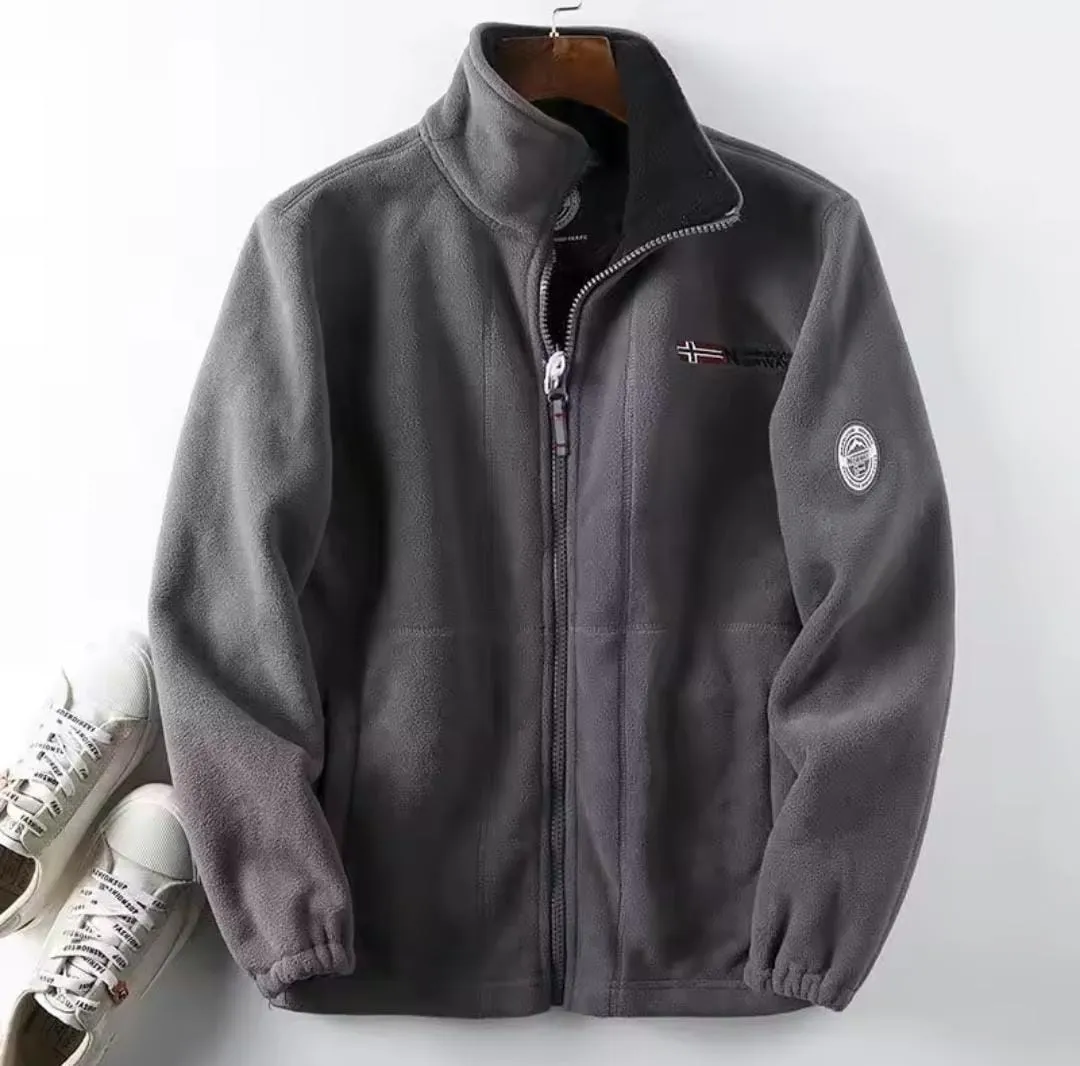 Men's Fleece High Quality Collar Polar Jacket 62738 M
