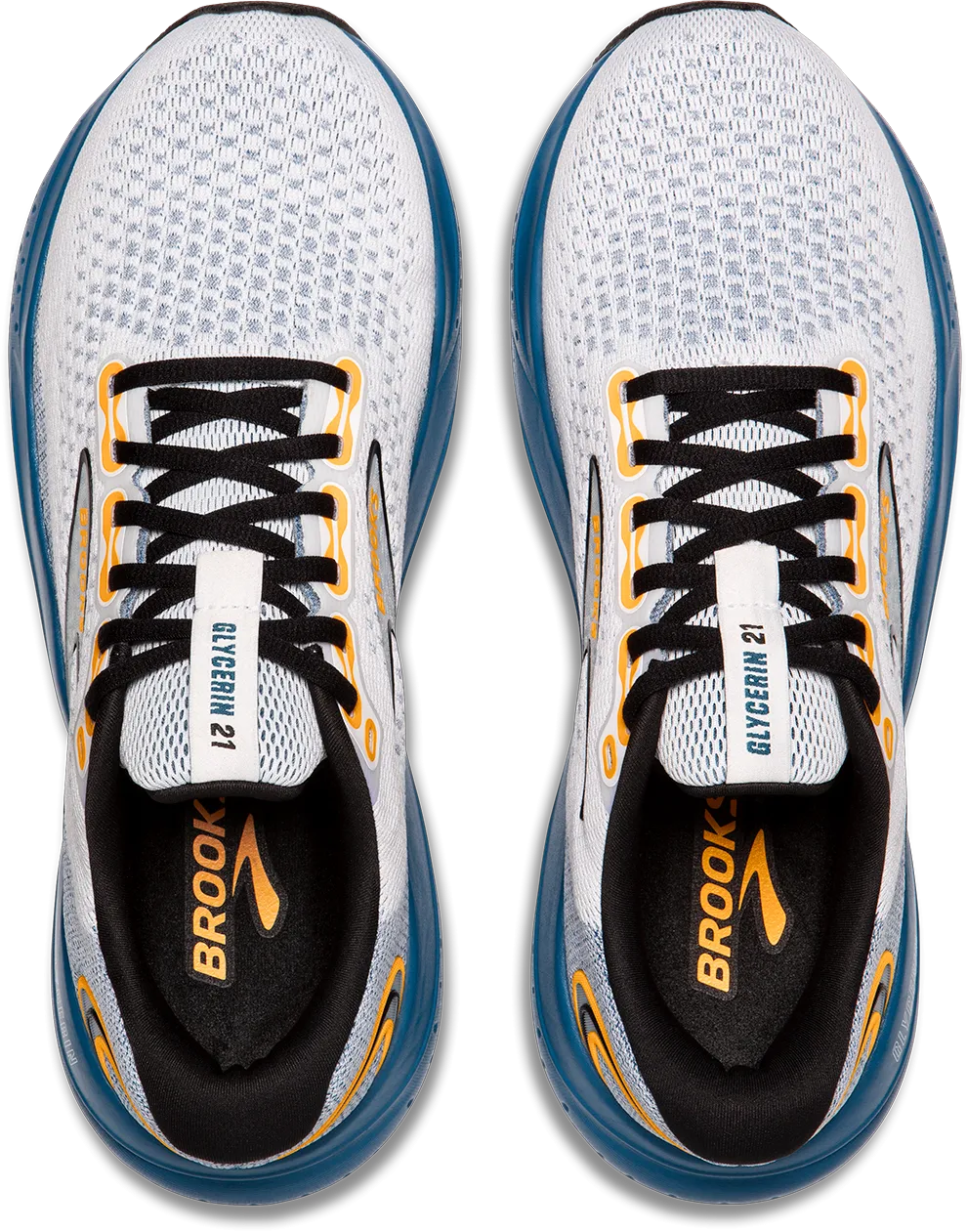 Men’s Glycerin 21 (158 - White/Sapphire/Orange)