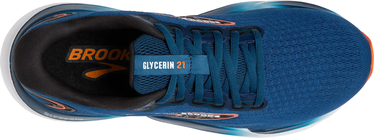Men’s Glycerin 21 WIDE (474 - Blue Opal/Black/Nasturtium)