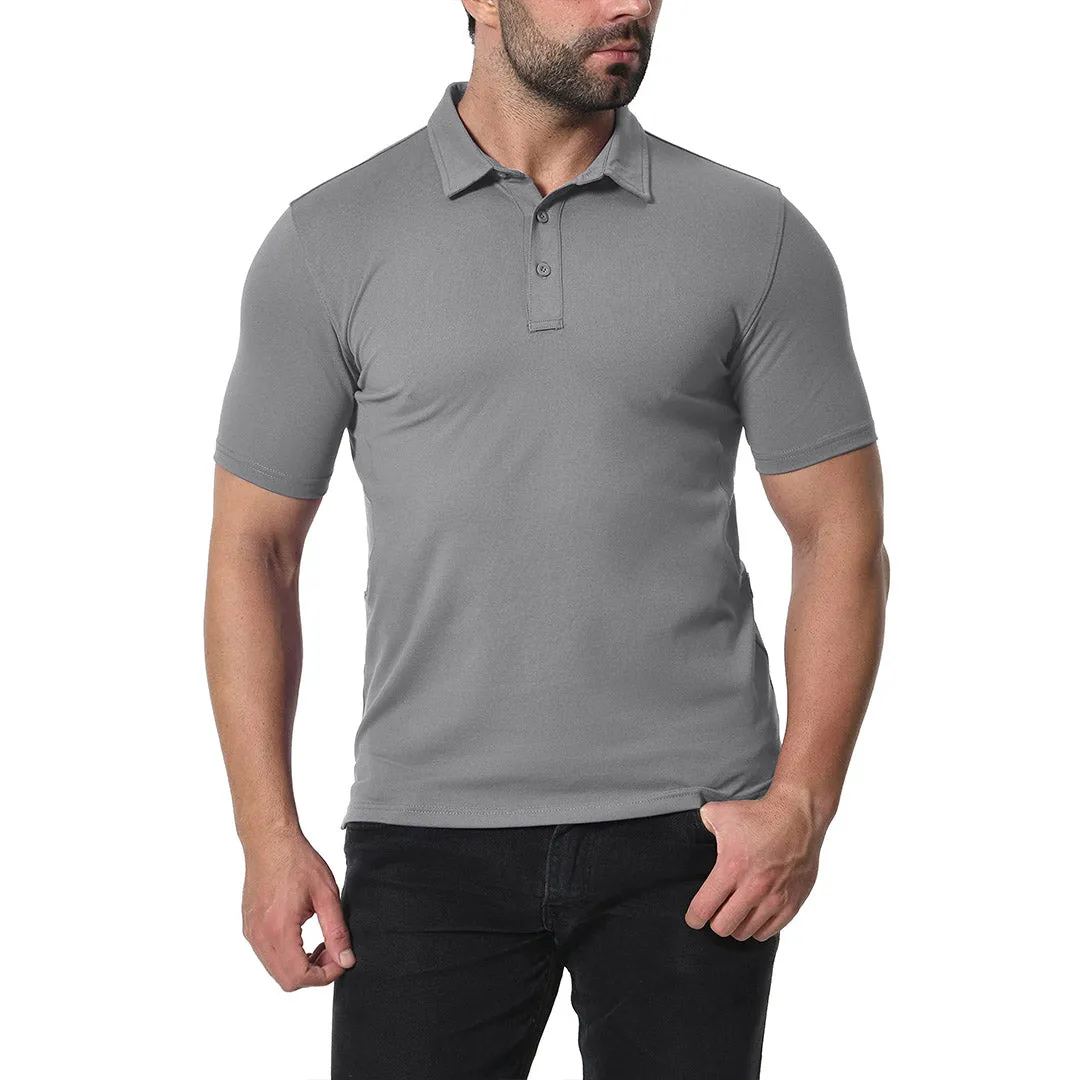 Men's Golf Tennis Casual Outdoor Summer Polo Collared Shirt