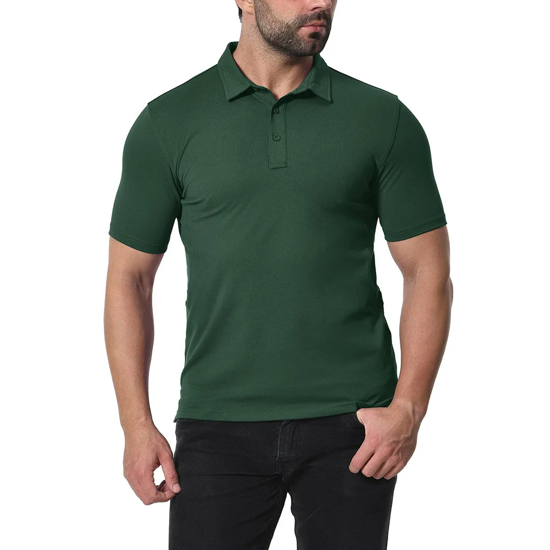 Men's Golf Tennis Casual Outdoor Summer Polo Collared Shirt